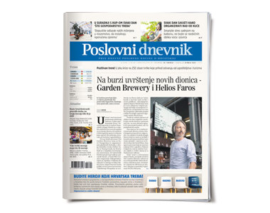 Pretplata na Poslovni dnevnik - tiskano izdanje - 6 mjeseci (5 dana)