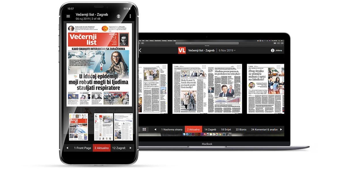 Pretplata na Večernji list - digitalno izdanje - 6 mjeseci (7 dana)